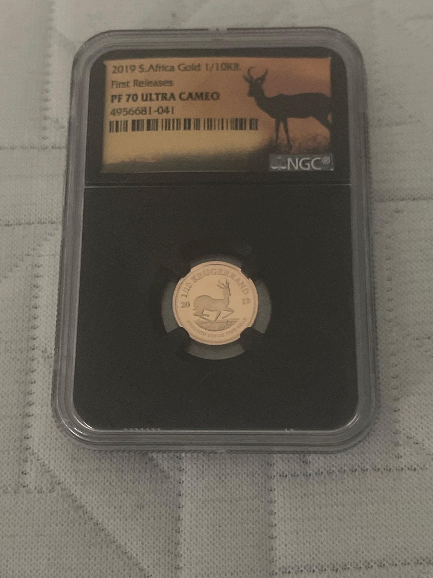 PF70 Cameo 2019 S African Gold Coin First Release!