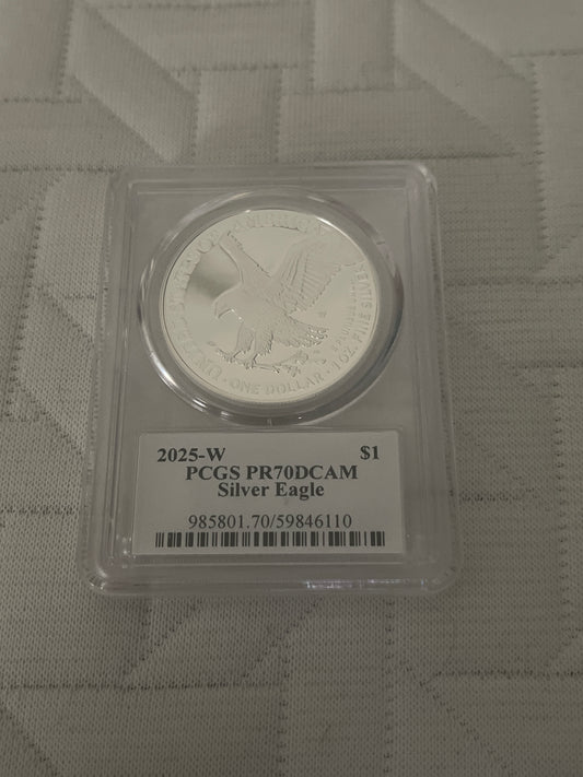 PF70 Perfect Condition 2025 W Eagle