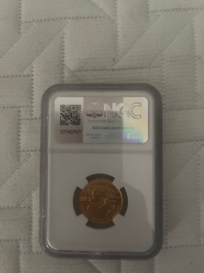 1987 Eagle S MS69 Gold 1/4 $10 Coin