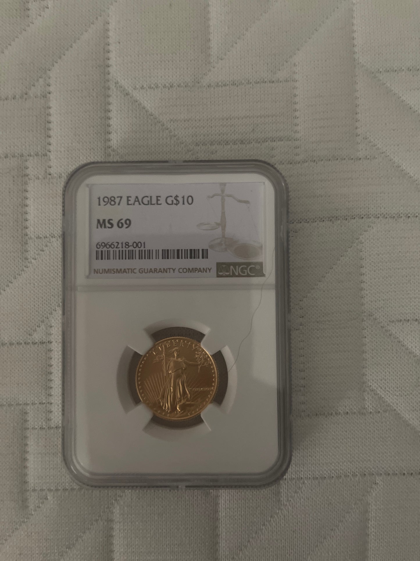 1987 Eagle S MS69 Gold 1/4 $10 Coin